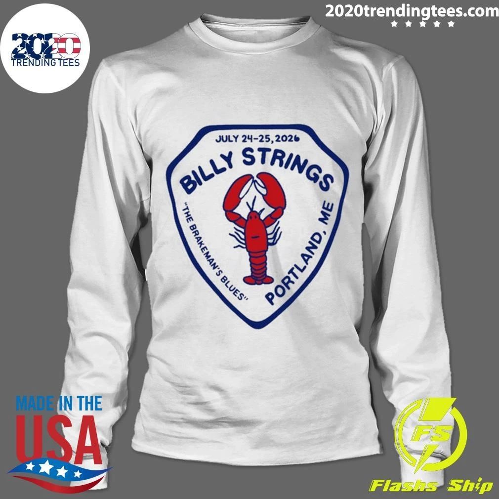 Billy Strings Portland, Me Tee 2026 Shirt