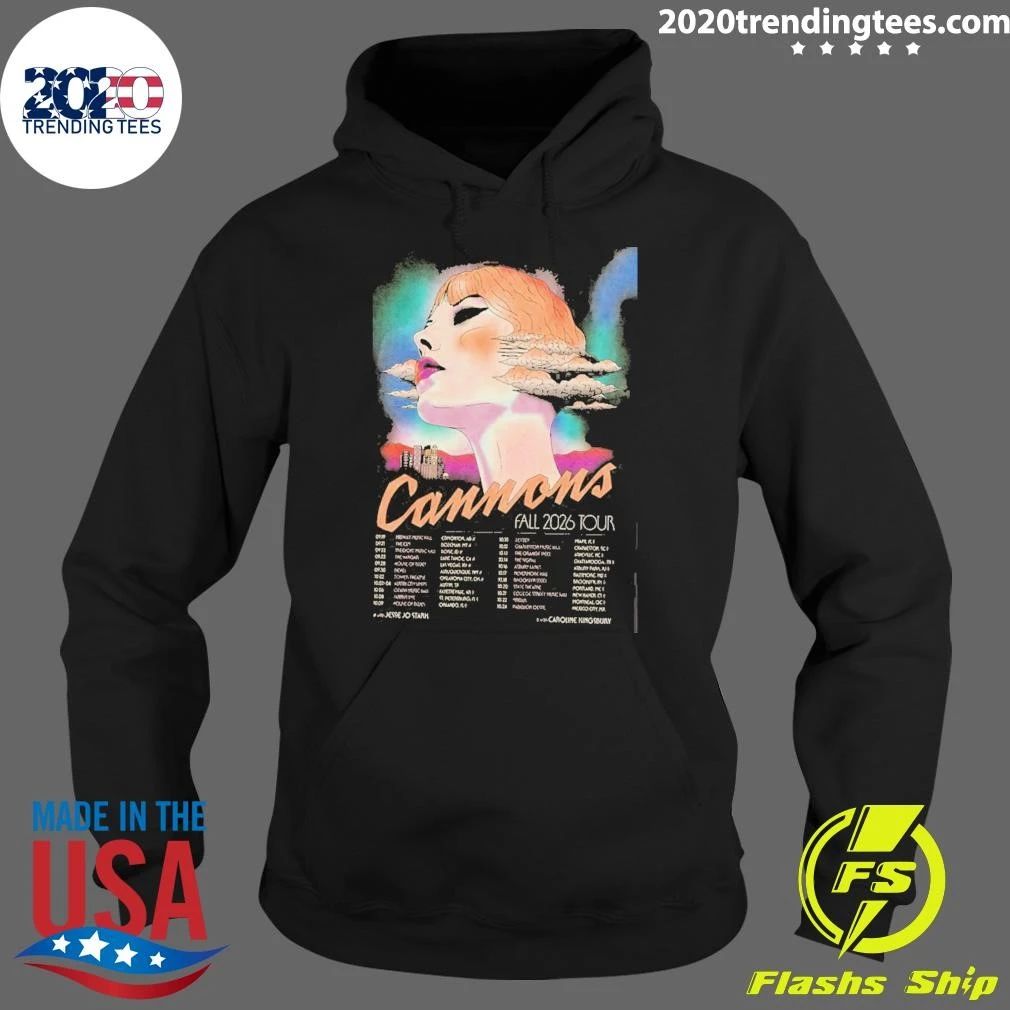 Cannons The Band Fall Tour 2026 Shirt