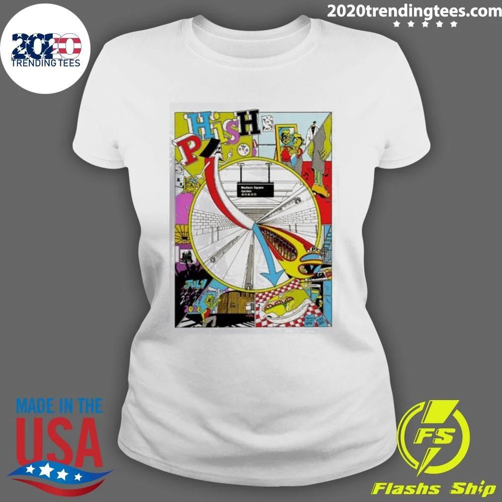 Phish Dry Goods Five Nights At Madison Square Garden New York City 2026 From July 22 To 29 2026 First Edition By Stella Murphy Shirt