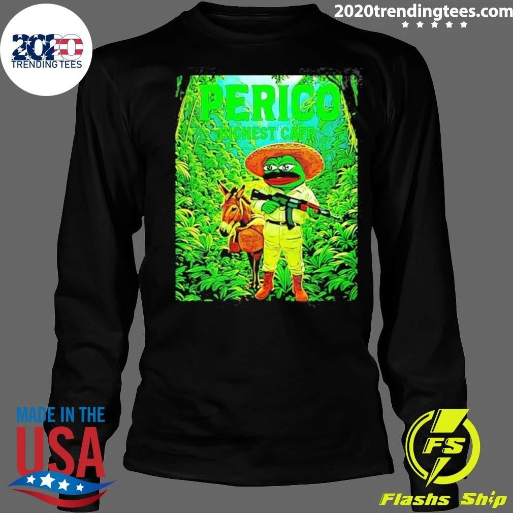 Perico Highest Caff Stocking Mill Coffee Shirt