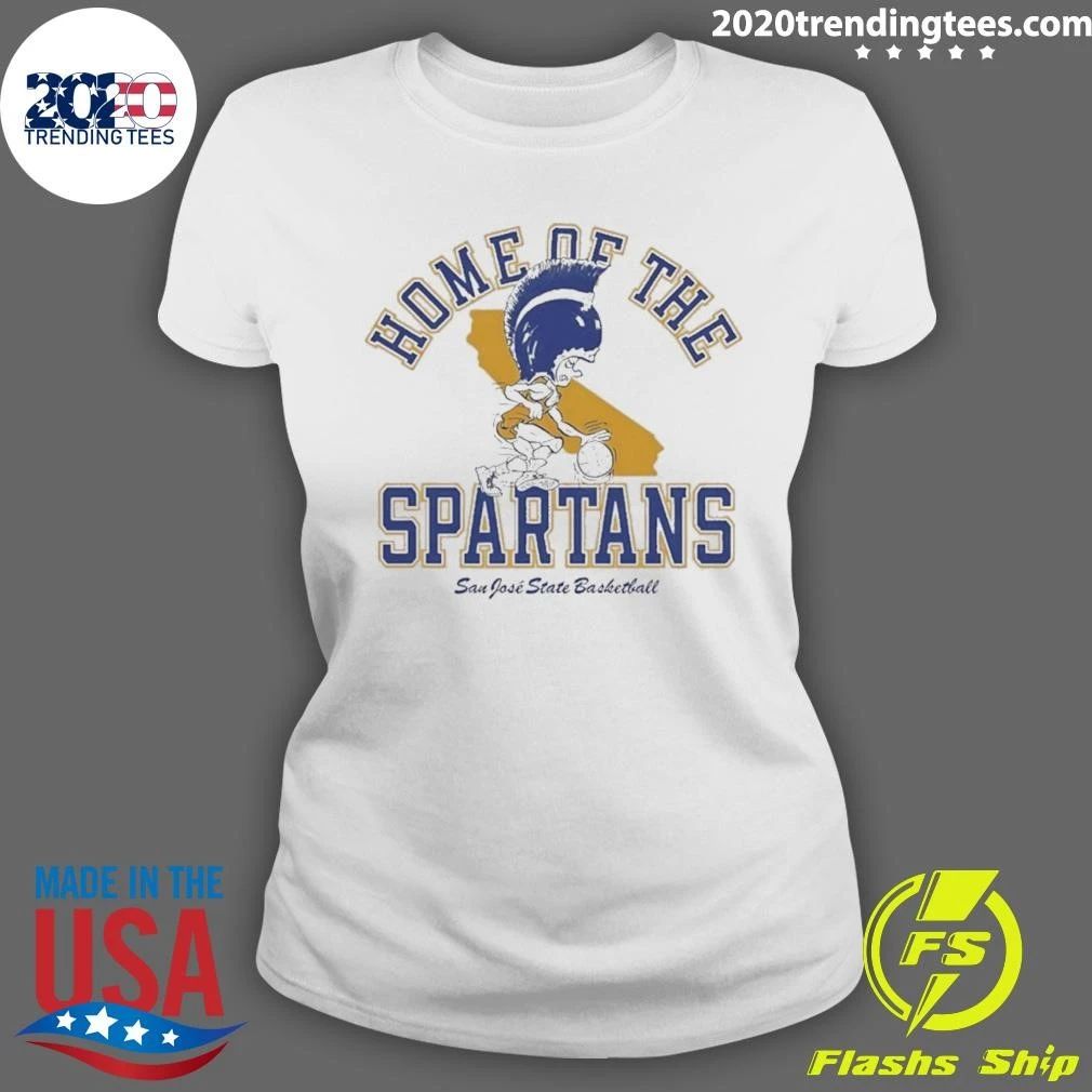 Sjsu Basketball Home Of The Spartans Shirt