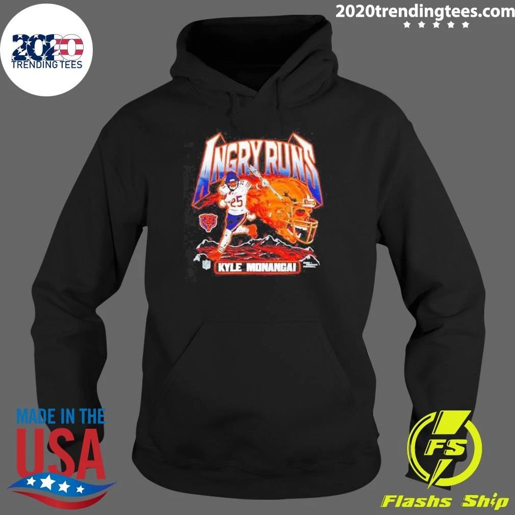 Angry Runs 25 Bears Kyle Monangai Shirt