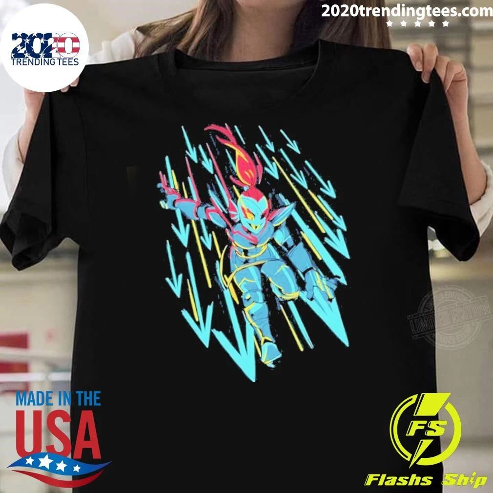 Undyne Onslaught 10th Anniversary Undertale Shirt