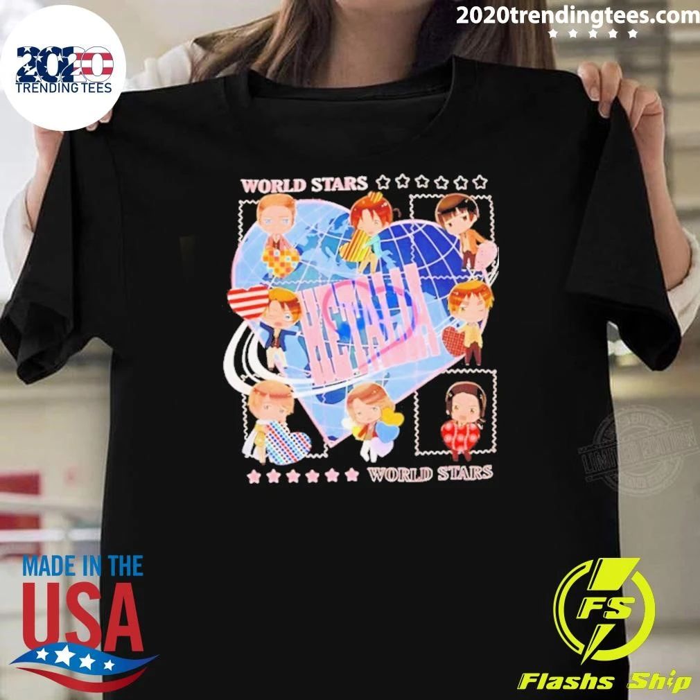 Hetalia World Stars Anime Chibi Shirt