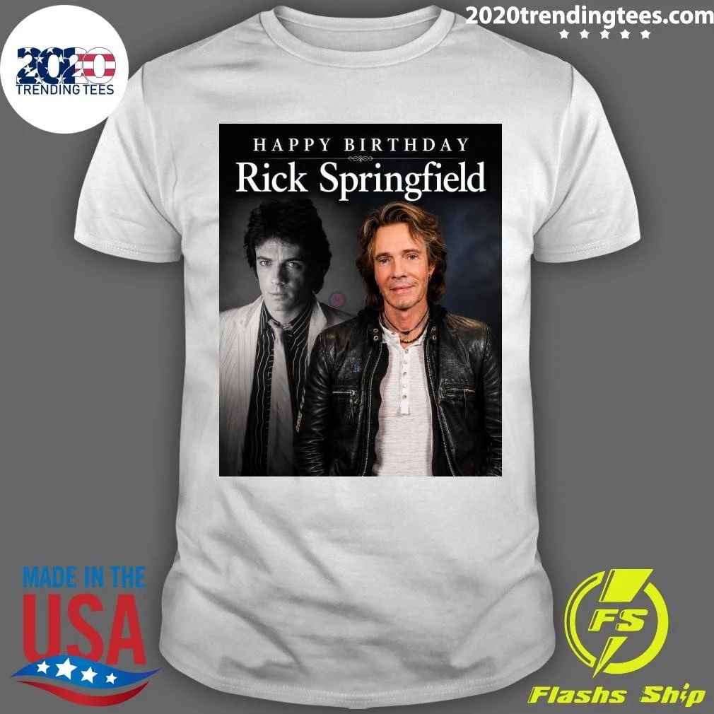 Happy Birthday Rick Springfield Shirt