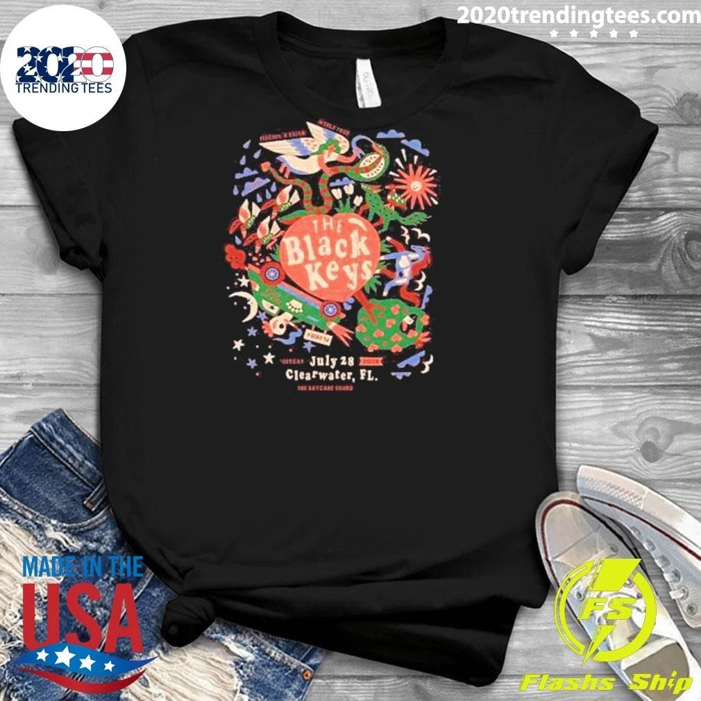 The Black Keys Clearwater FL At The BayCare Sound In Clearwater FL On July 28 2026 Shirt