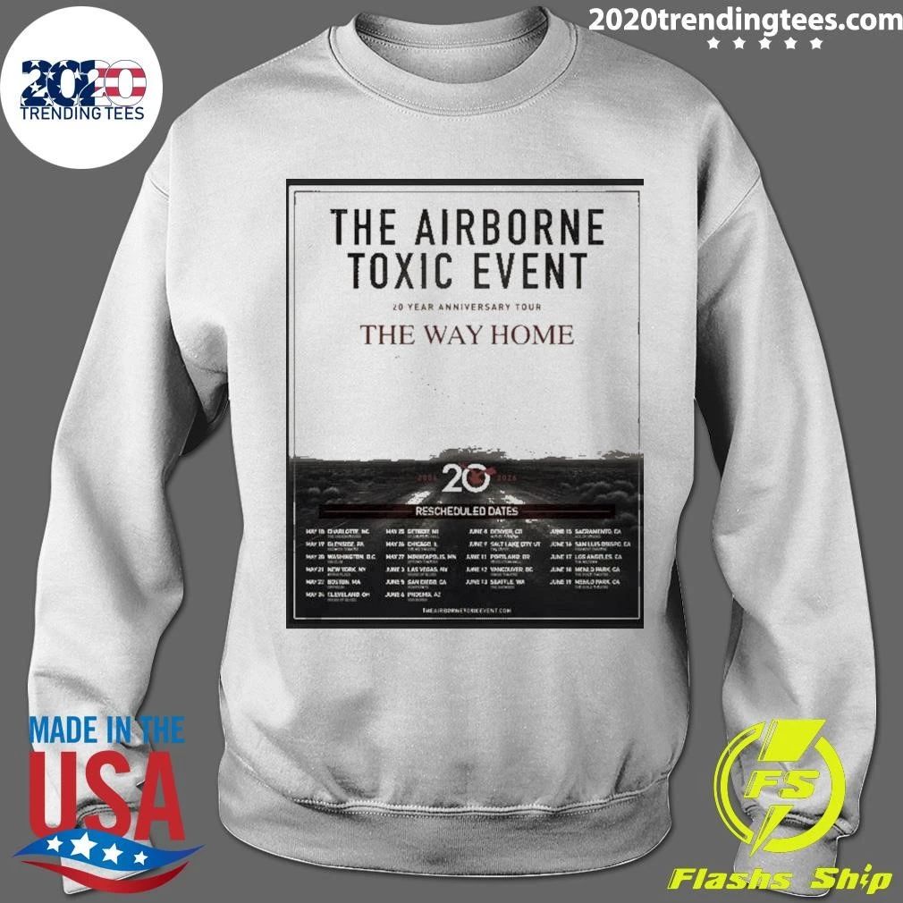 The Airborne Toxic Event 20 Year Anniversary Tour The Way Home Shirt