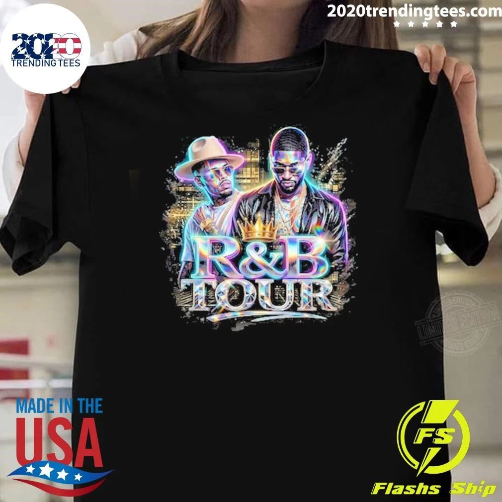 Bundle Chris Brown Usher Raymond R&B Tour Shirt