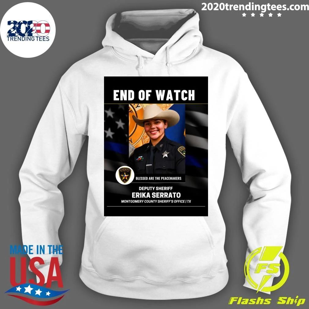 Blessed Are The Peacemakers Deputy Sheriff Erika Serrato Montgomery County Sheriff’s Office TX Shirt