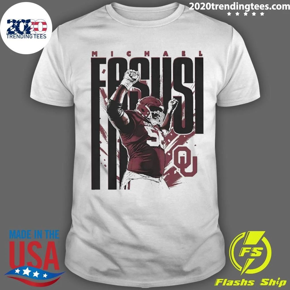 Michael Fasusi Oklahoma Sooners Ncaa Player Graphic Shirt