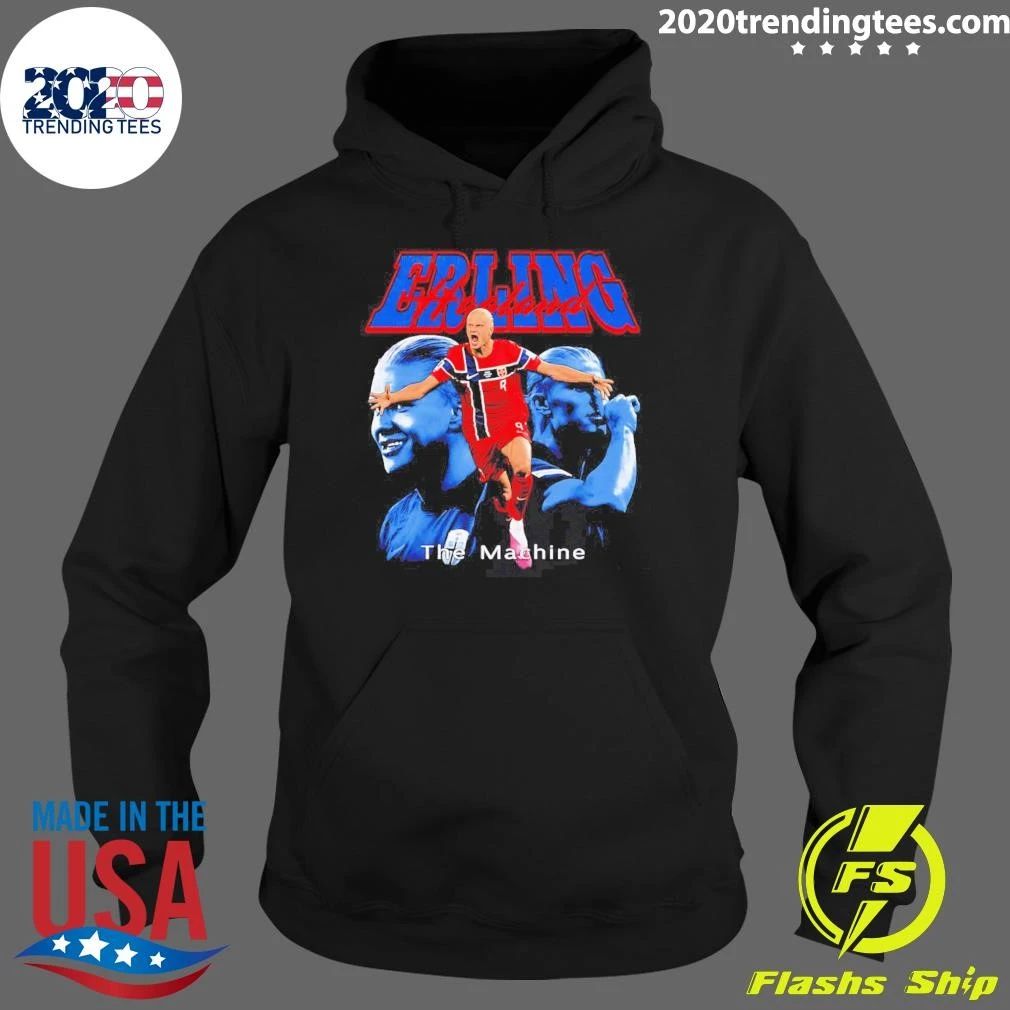 Erling Haaland The Machine Norway Football Graphic Shirt