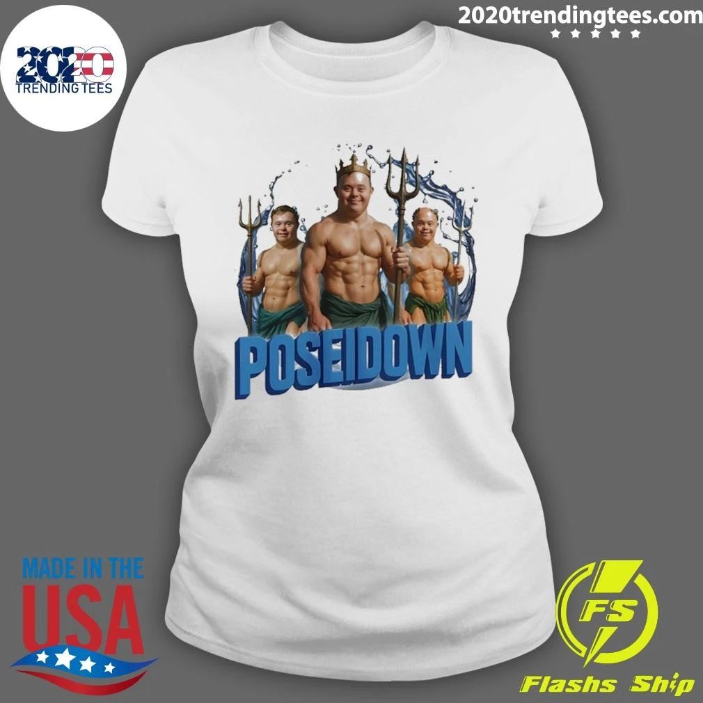 Poseidown Down Syndrome Trident Shirt